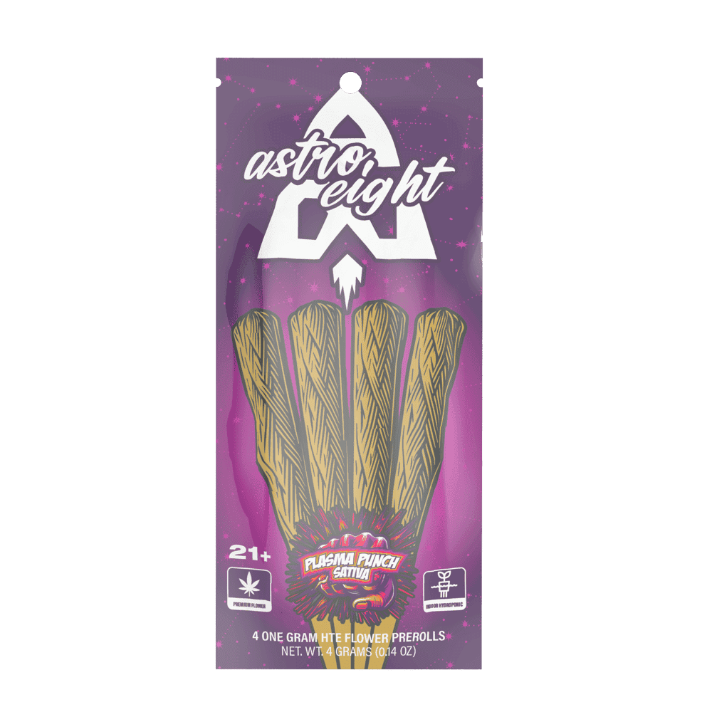 Astro Eight HTE Flower Pre Rolls 4ct 1g (10/pack)