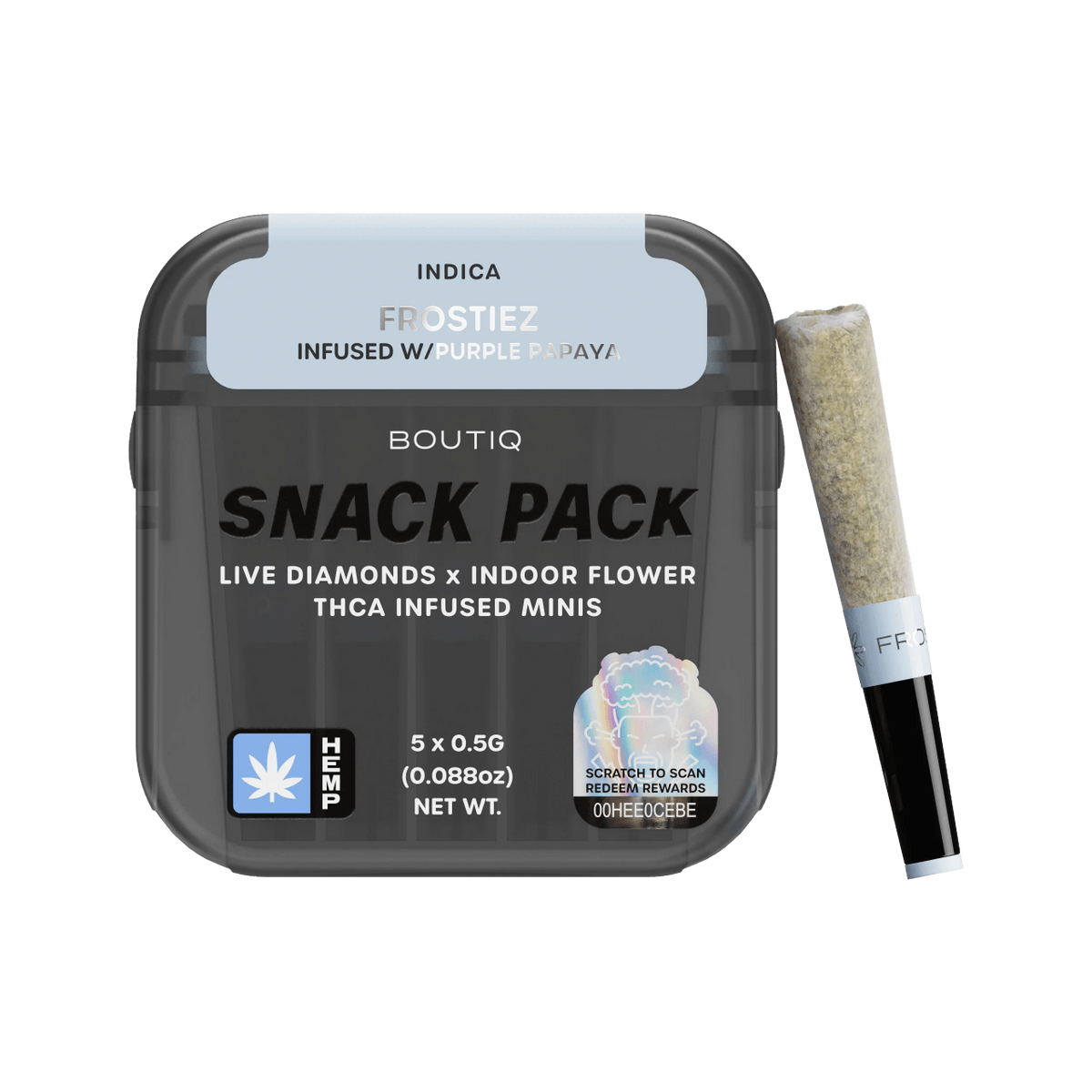 Boutiq Infused Minis Pre Roll 0.5g 5ct (SINGLE)