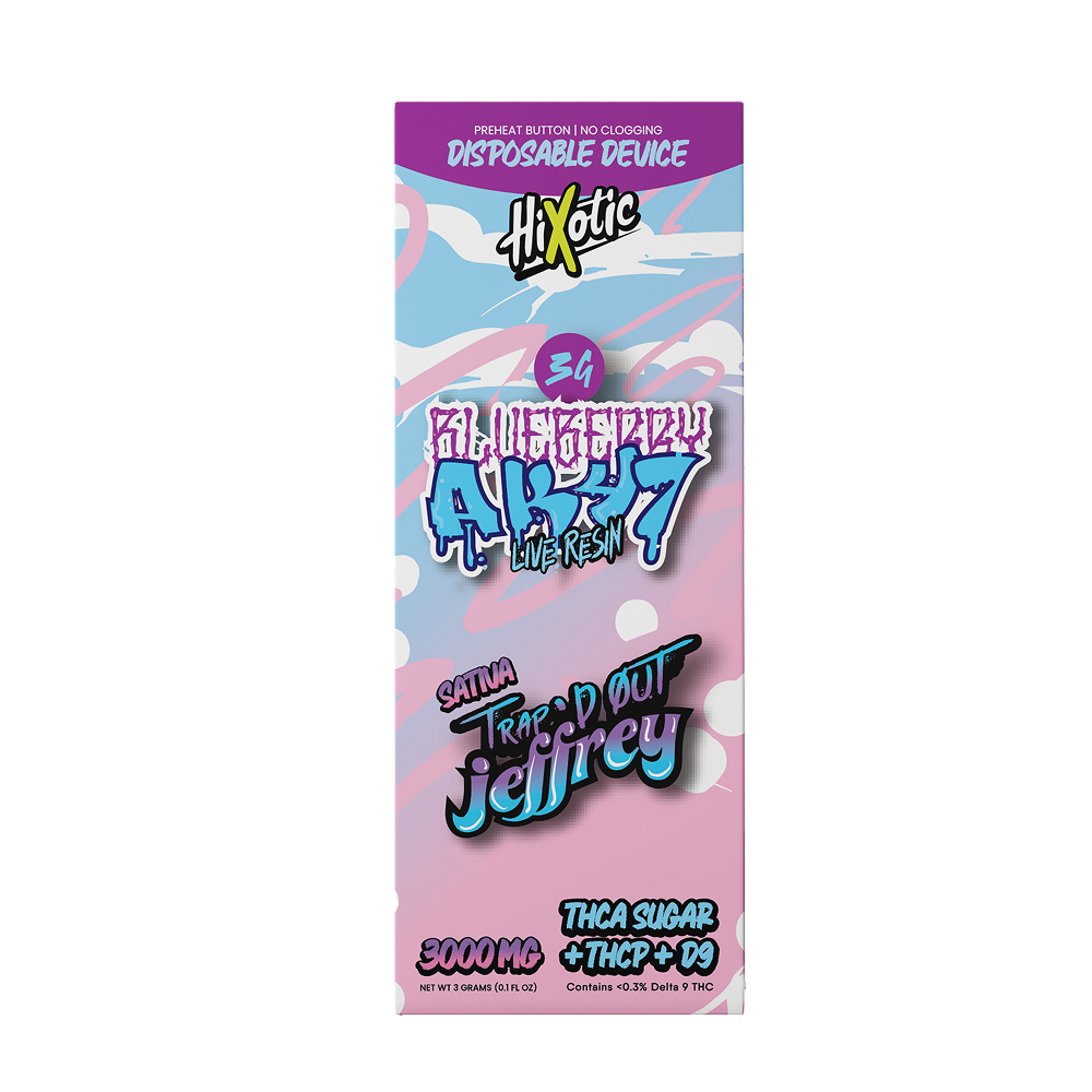 Hixotic Trap'd Out Jeffrey THC-A Disposable 3g (5/Pack) [DROPSHIP]