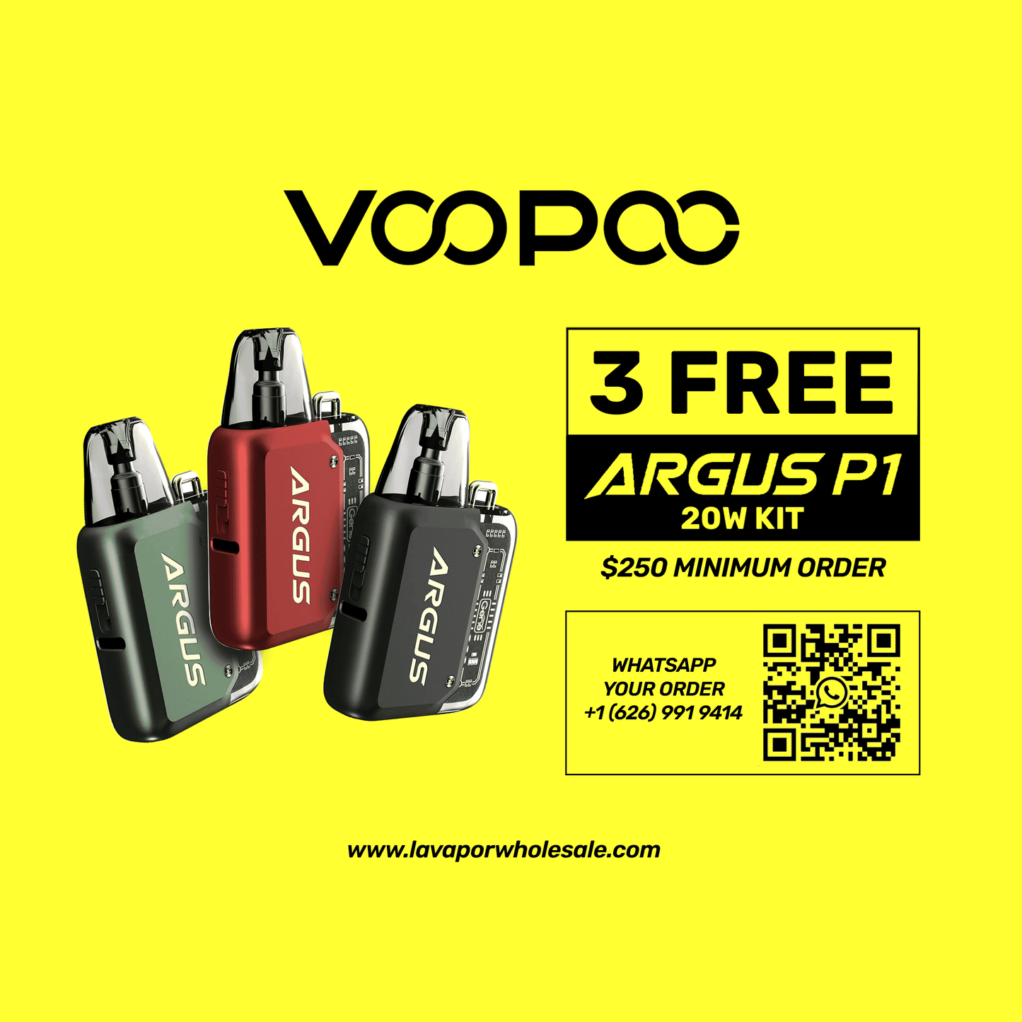 🎁 VOOPOO Argus P1 Pod System Kit (3 FREE PROMO) (100% off)