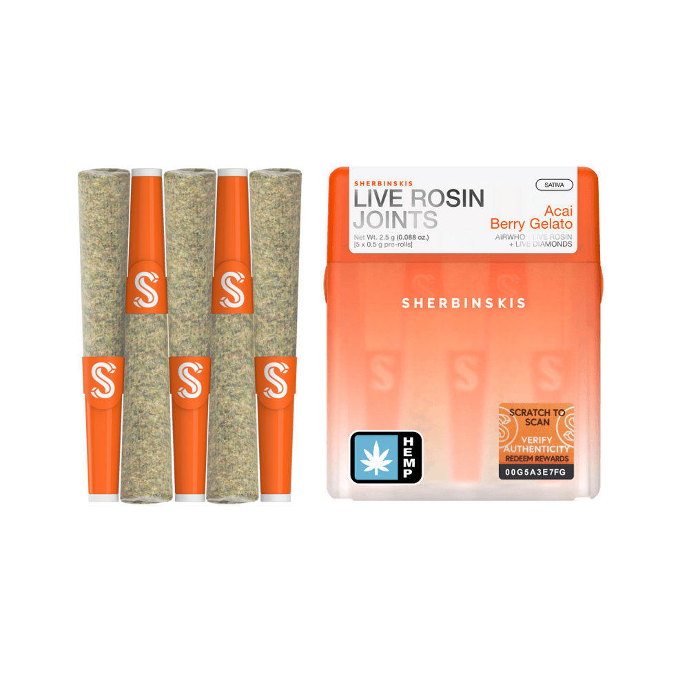 Sherbinskis Live Rosin Pre Roll 0.5g 5ct (SINGLE)