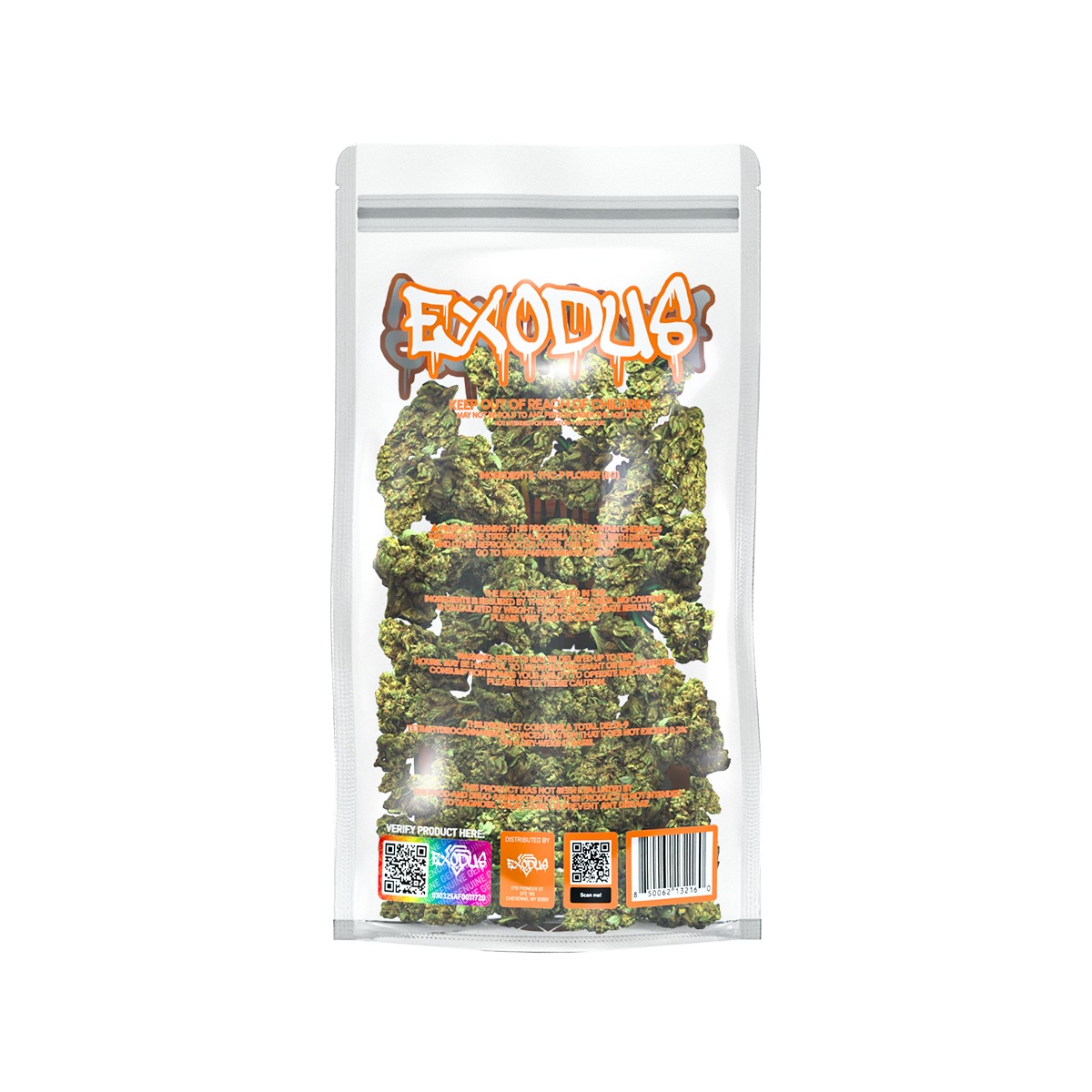 Exodus High Potency THC-P Flower 8g (6/Pack) [DROPSHIP]