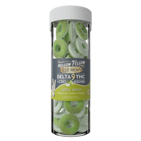 Mellow Fellow D9 Live Resin Edible Rings Jar 800mg (6/pack) [DROPSHIP]