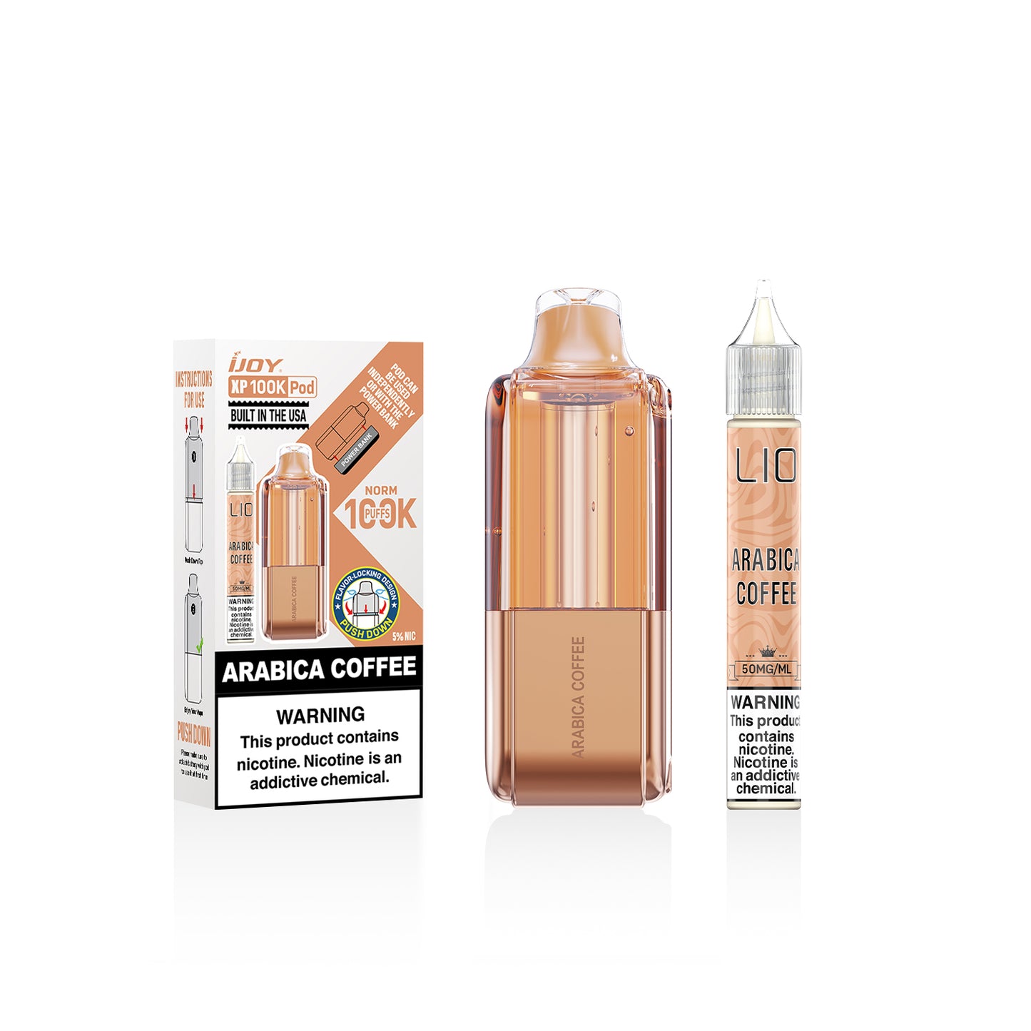iJoy XP100K Disposable Pod 18mL + 15mL Bottle (5/pack) [TX Compliant]