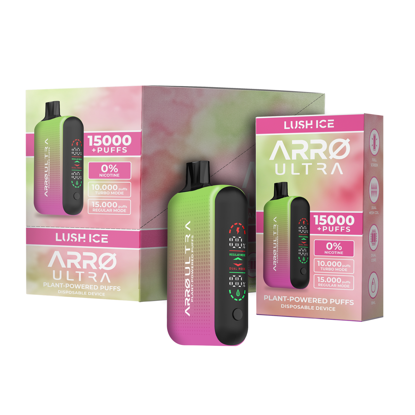 ARRO Ultra Zero Nicotine Disposable 18mL (5/Pack) [DROPSHIP]