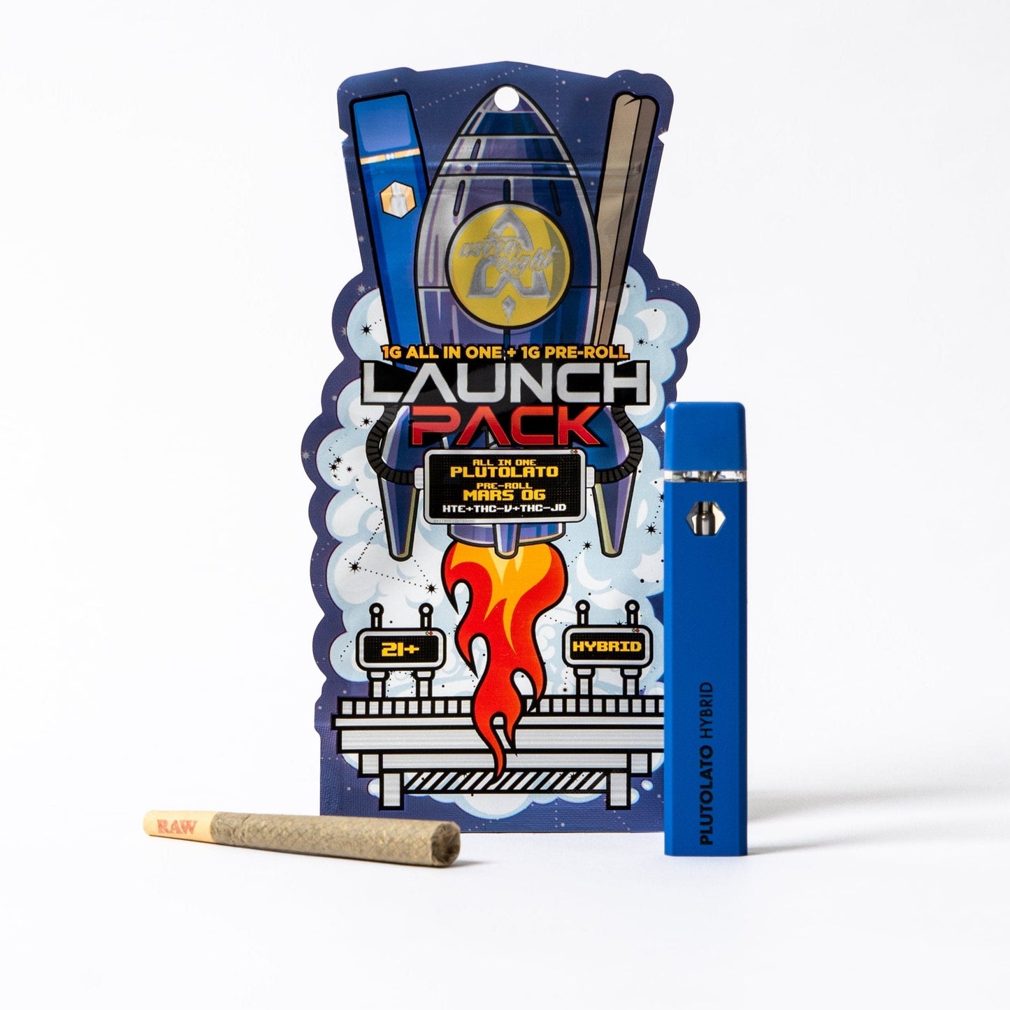 Astro Eight Launch Pack AIO + Pre Roll 2g (10/pack)