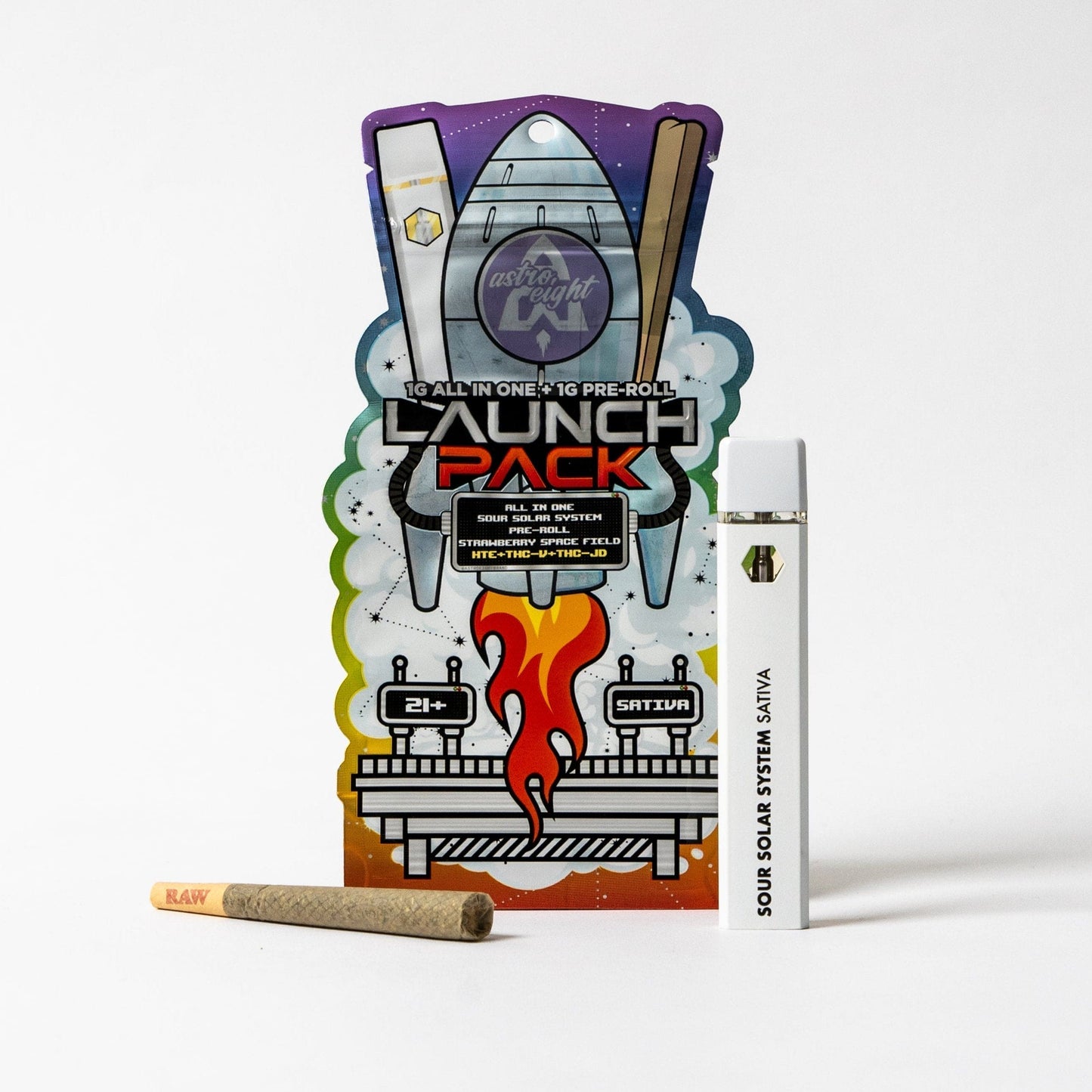 Astro Eight Launch Pack AIO + Pre Roll 2g (10/pack)