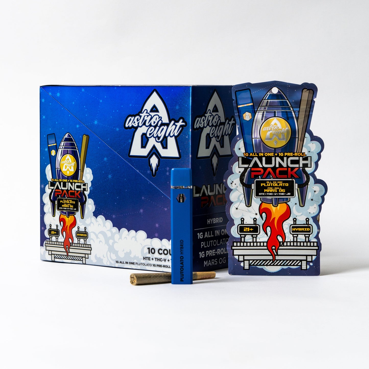 Astro Eight Launch Pack AIO + Pre Roll 2g (10/pack)