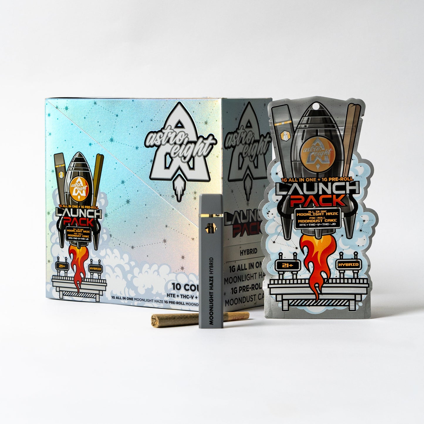 Astro Eight Launch Pack AIO + Pre Roll 2g (10/pack)