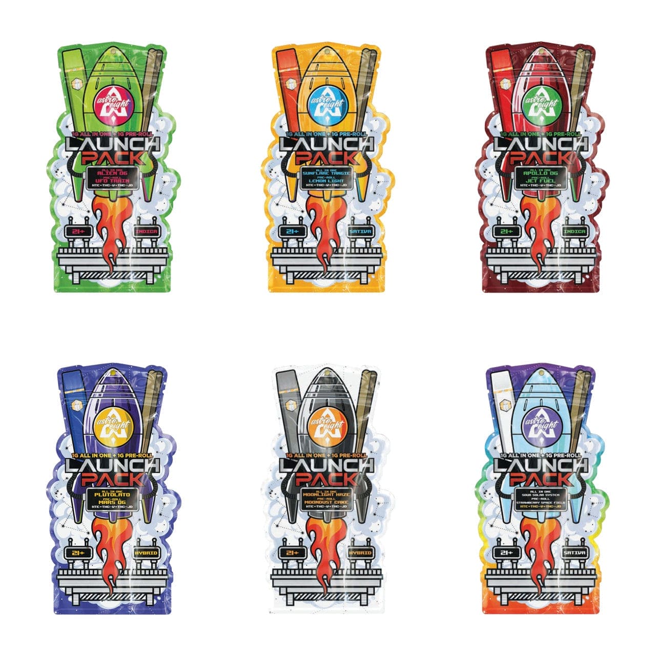Astro Eight Launch Pack AIO + Pre Roll 2g (10/pack)