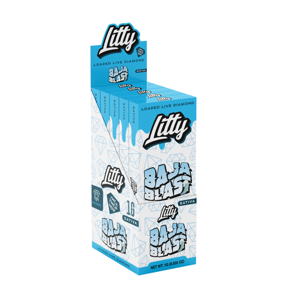 Litty THC-A Live Diamond Disposable 1g (5/Pack) [DROPSHIP]