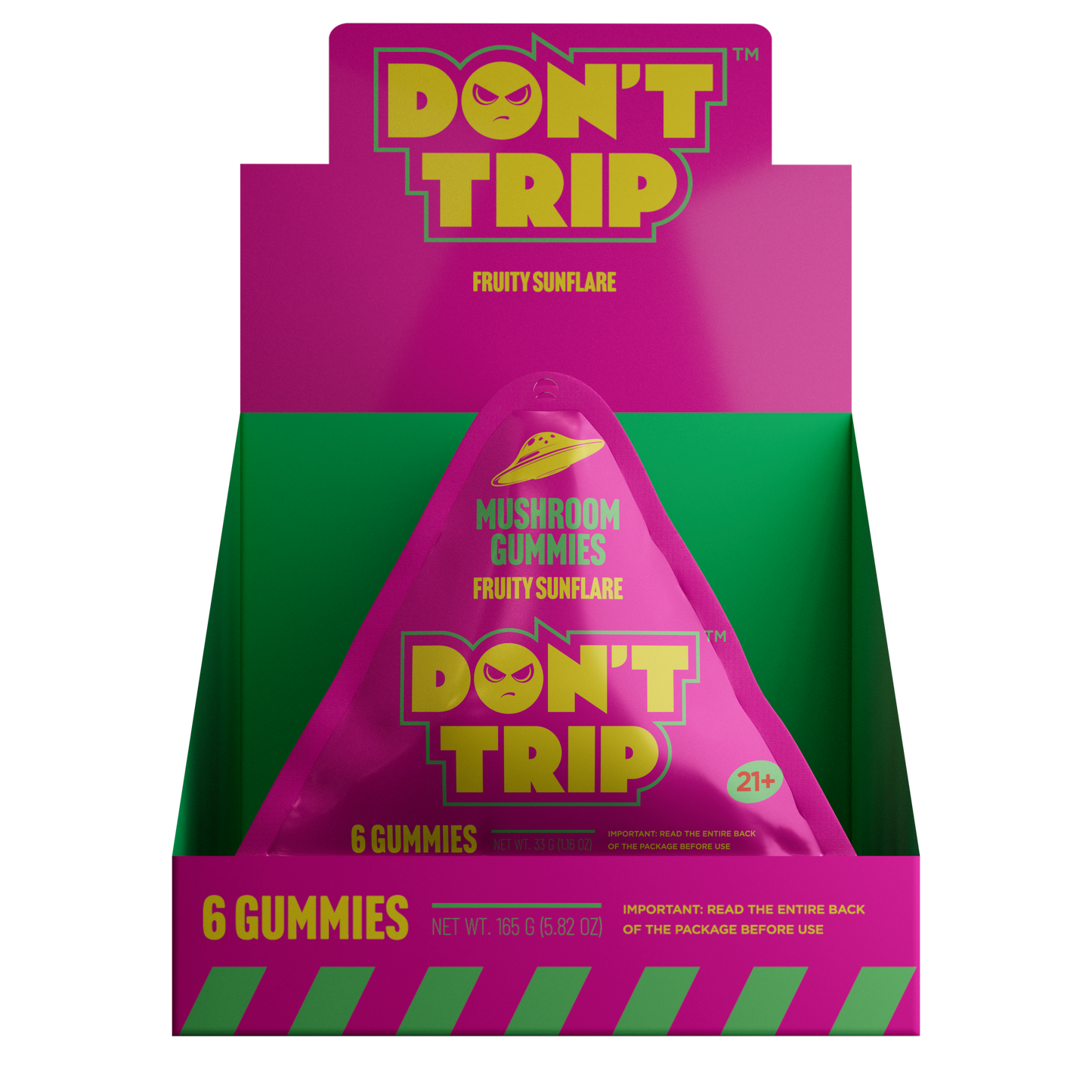 Dozo DON'T TRIP Mushroom Gummies 5500mg 6ct (5/pack)
