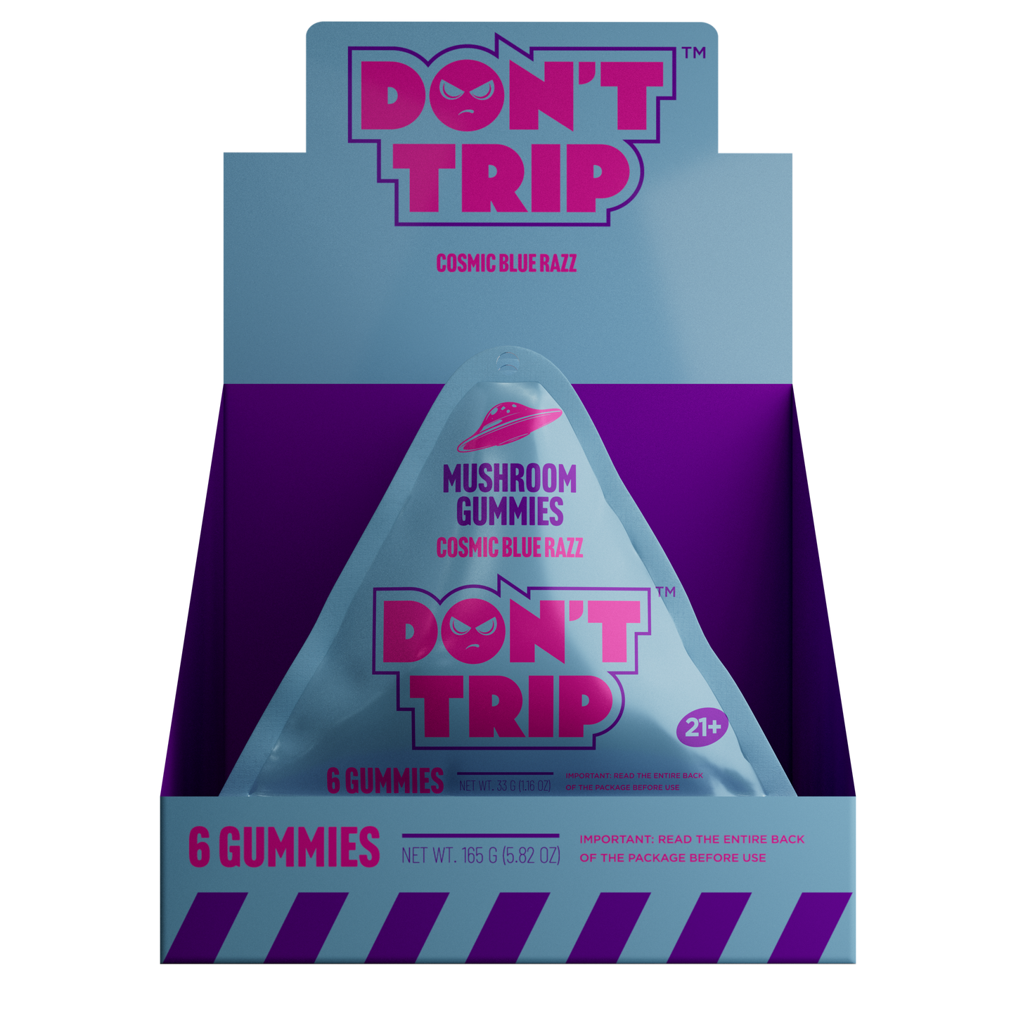 Dozo DON'T TRIP Mushroom Gummies 5500mg 6ct (5/pack)