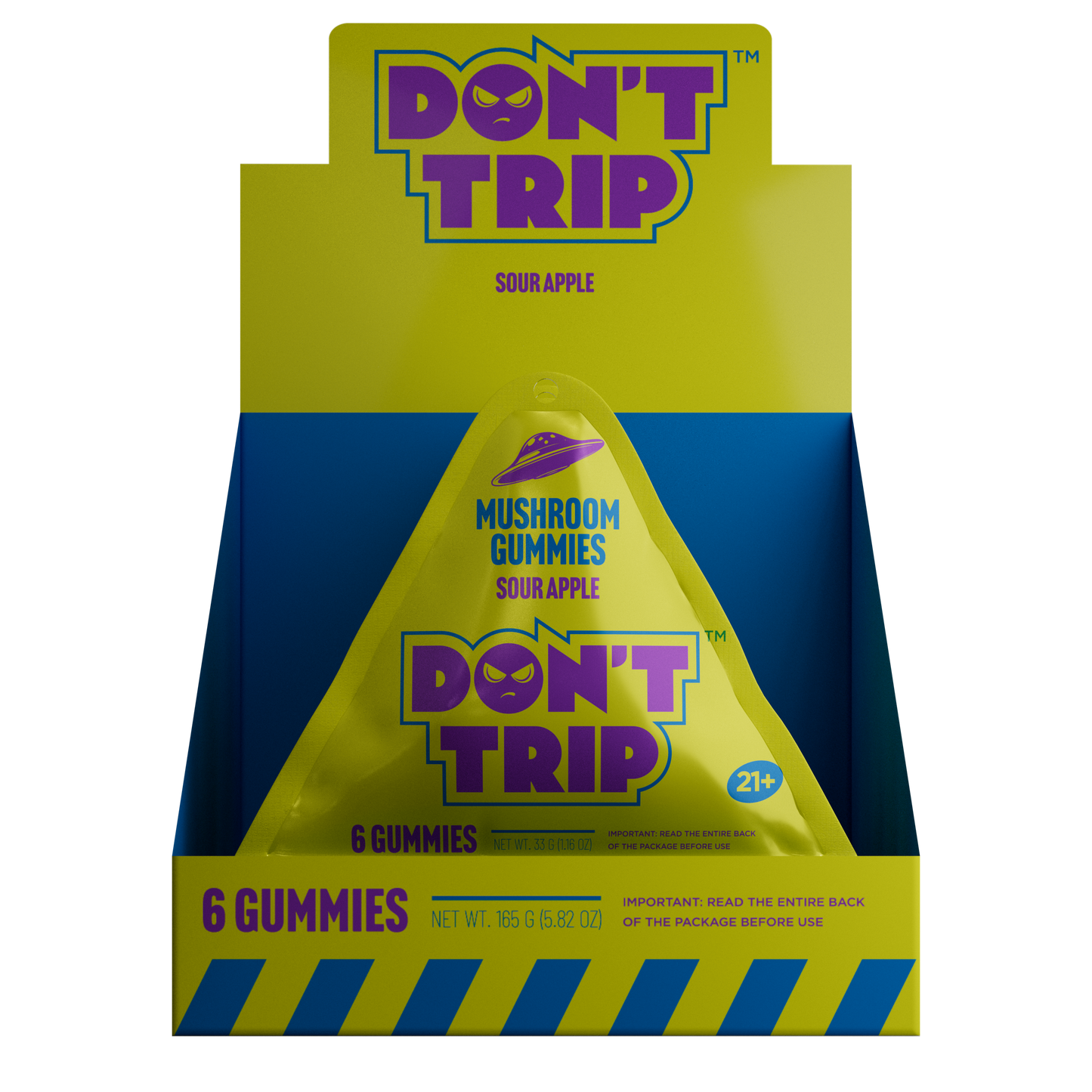 Dozo DON'T TRIP Mushroom Gummies 5500mg 6ct (5/pack)