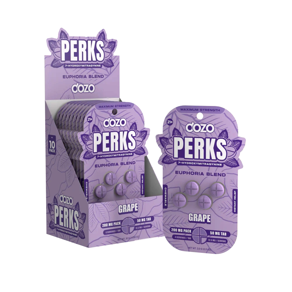 Dozo 7-Hydroxy Perks Tablet 4ct 50mg (SINGLE)