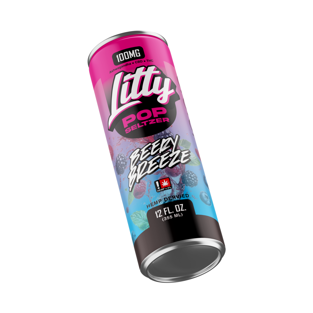 Litty Pop Seltzer 355mL (4/Pack) [DROPSHIP]