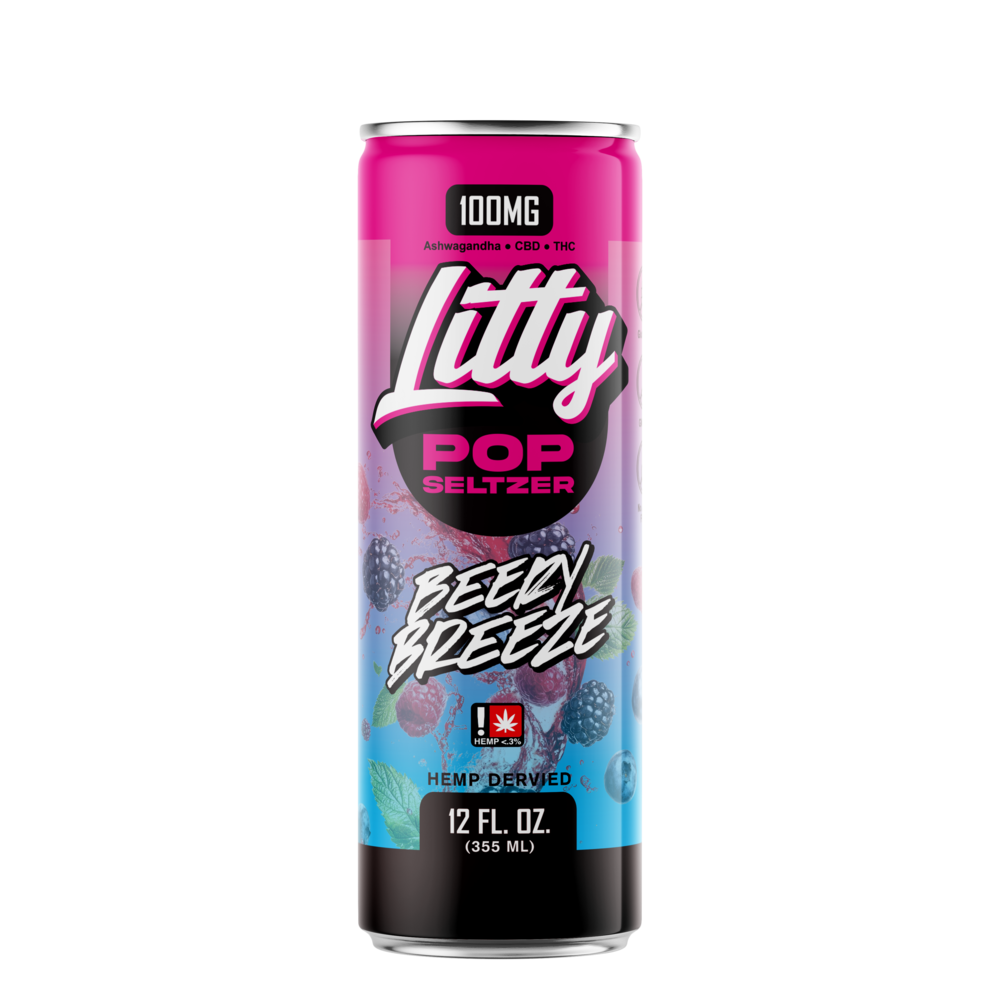 Litty Pop Seltzer 355mL (4/Pack) [DROPSHIP]