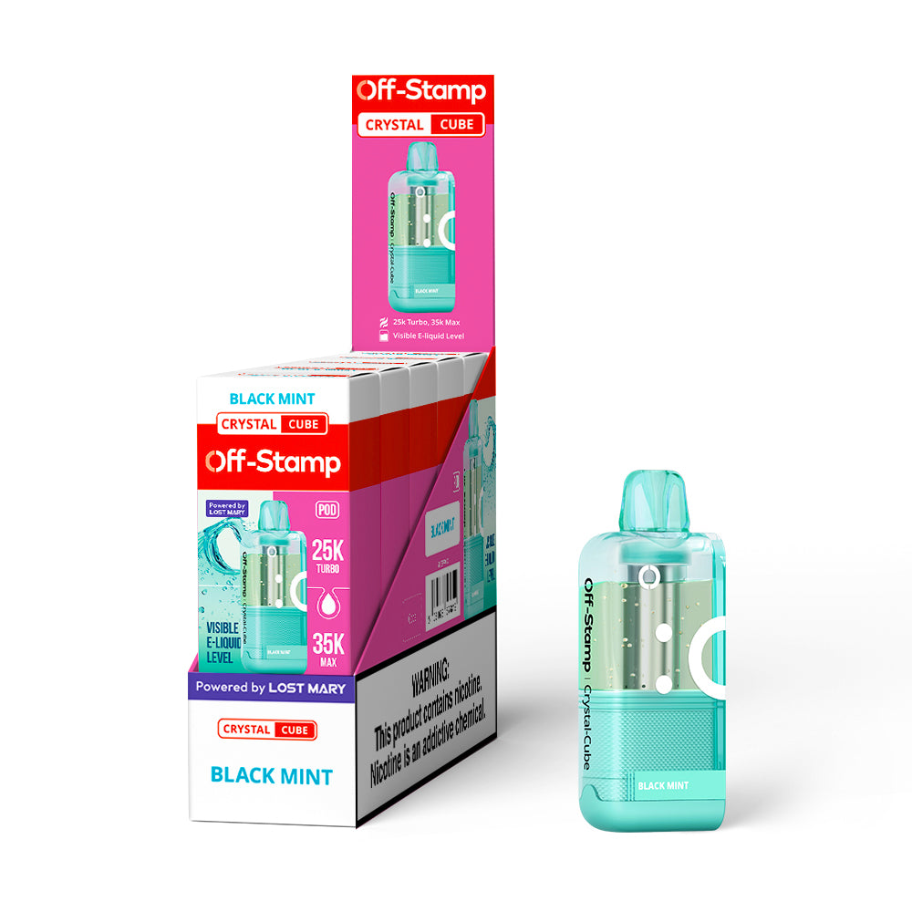 Off Stamp X Cube Crystal 35K Pod Disposable 18mL (5/pack)