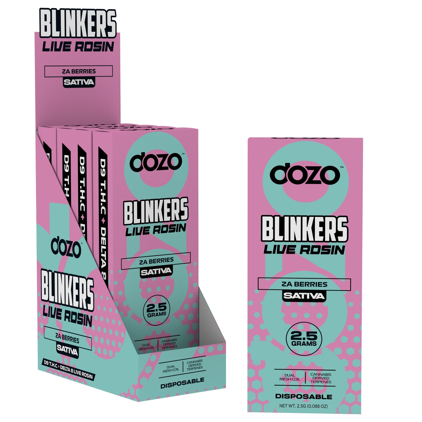Dozo Blinkers Live Rosin Disposable 2.5g (SINGLE)