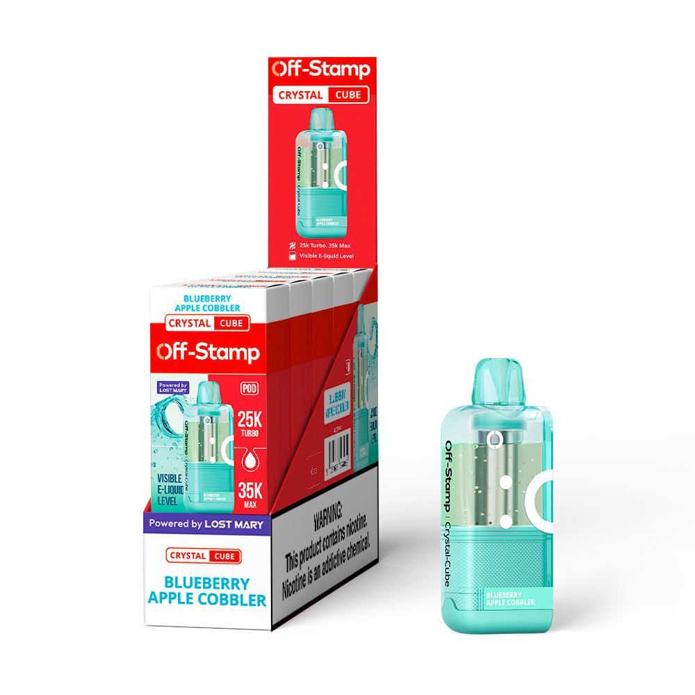 Off Stamp X Cube Crystal 35K Pod Disposable 18mL (5/pack)