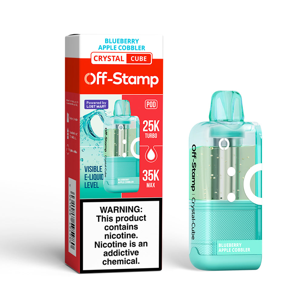 Off Stamp X Cube Crystal 35K Pod Disposable 18mL (5/pack)
