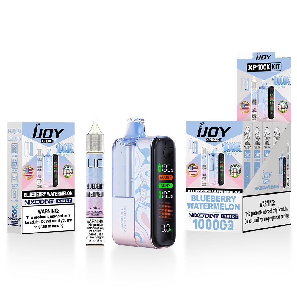 iJoy XP100K Nixodine Disposable Kit 18mL + 15mL Bottle (5/pack) [TX Compliant]