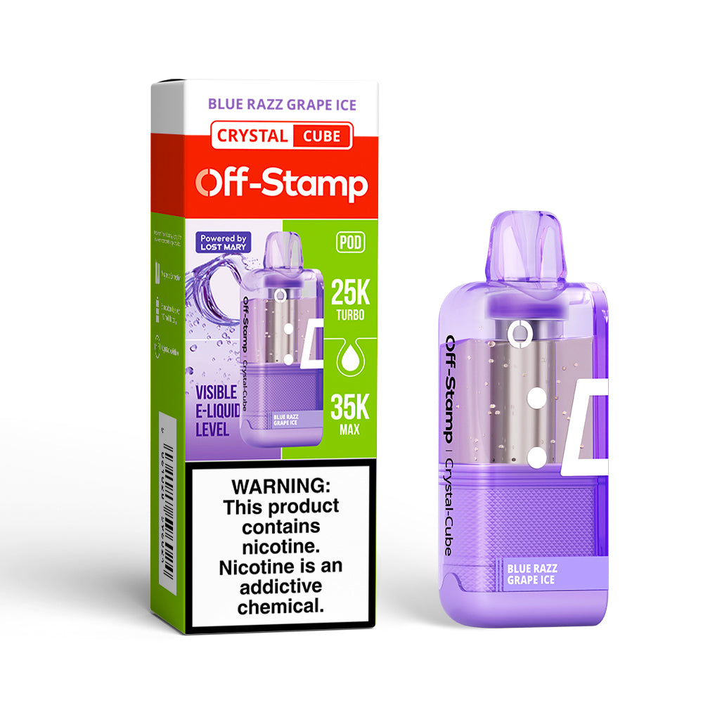 Off Stamp X Cube Crystal 35K Pod Disposable 18mL (5/pack)