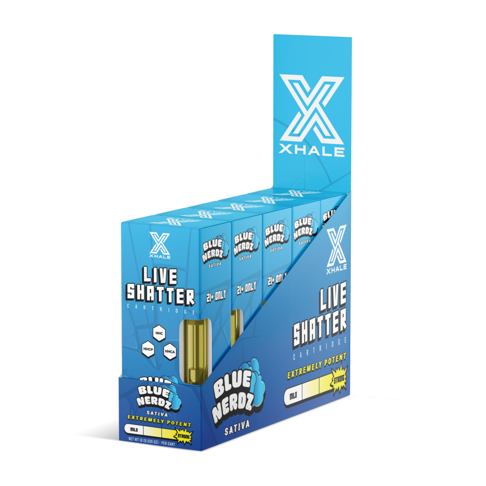 Xhale Live Shatter Cartridge 1g (5/Pack) [DROPSHIP]