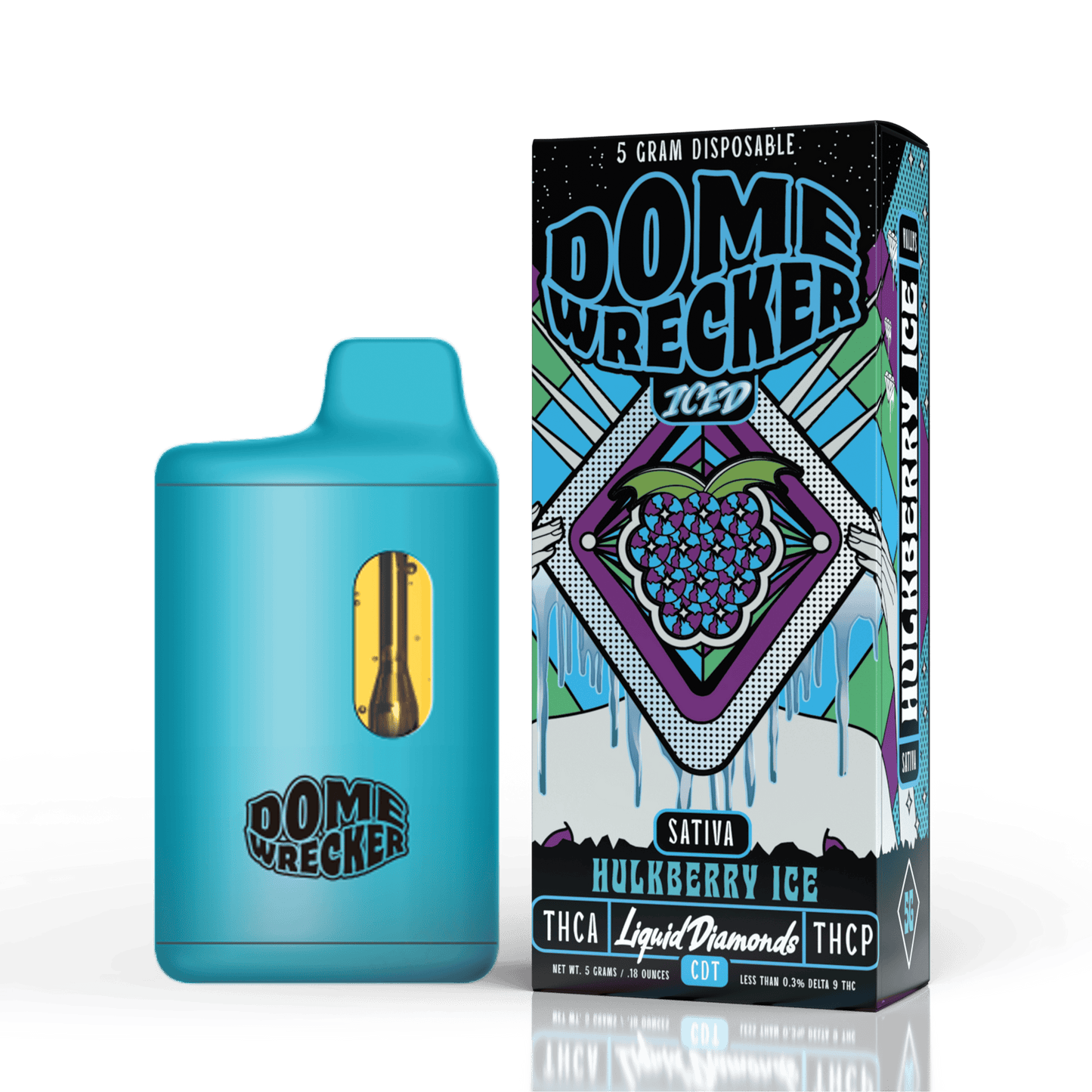 Domewrecker THC-A Liquid Diamonds Disposable 5g (5/pack)