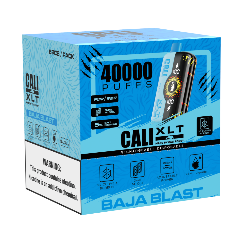 Cali XLT 40K Disposable 25mL (6/pack) [DROPSHIP]
