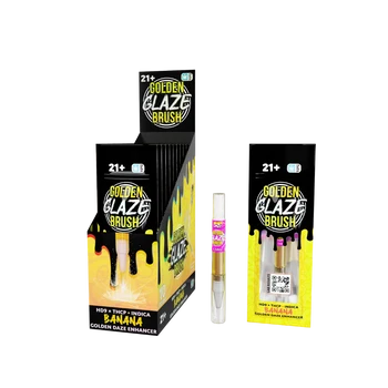 Golden Daze Enchancer Glaze THC-P Brush 1.5mL (10/pack) [DROPSHIP]