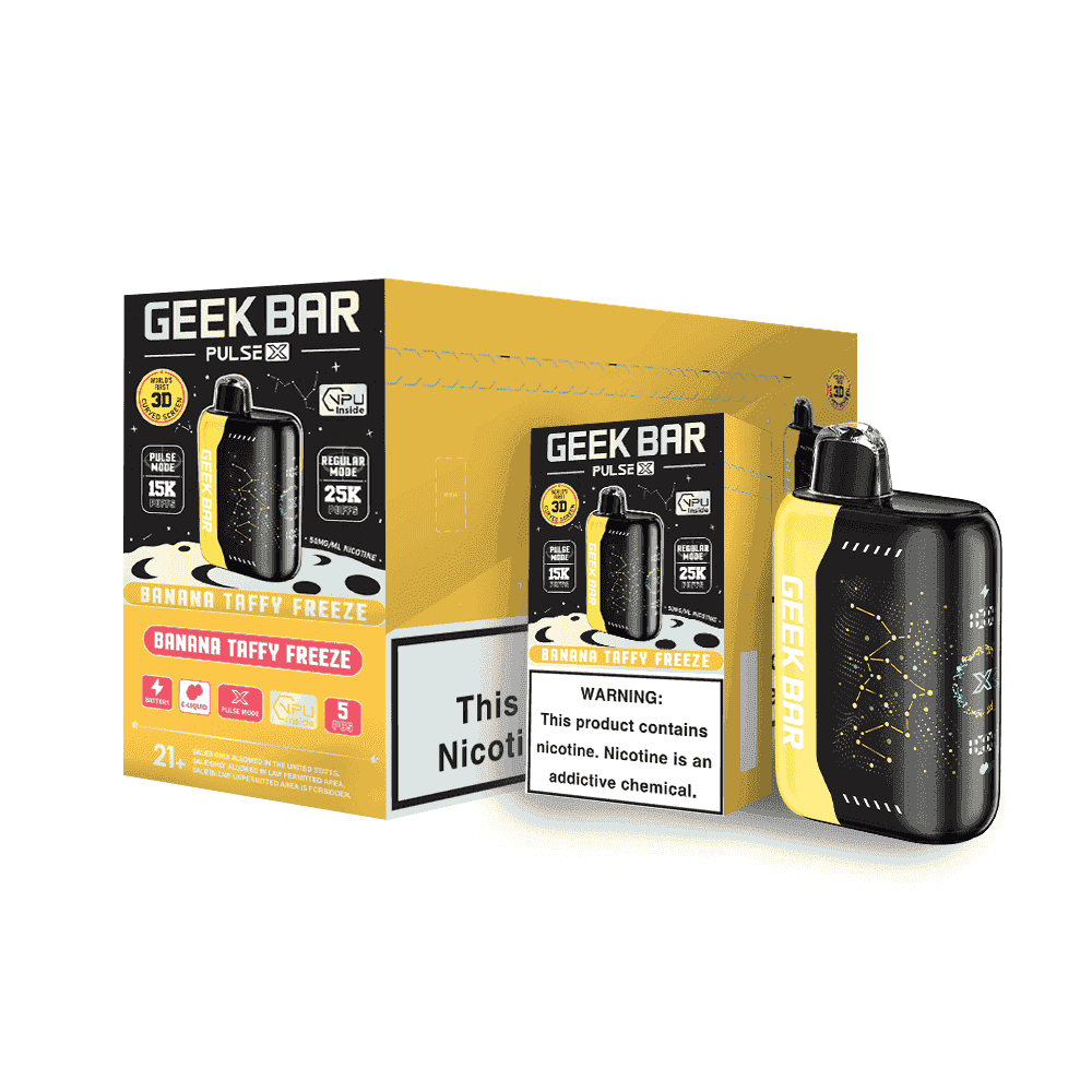 Geek Bar Pulse X 25K Disposable 18mL (5/pack) LA Vapor Inc Geek Bar Pulse X 25K Disposable 18mL (5/pack) LA Vapor Inc