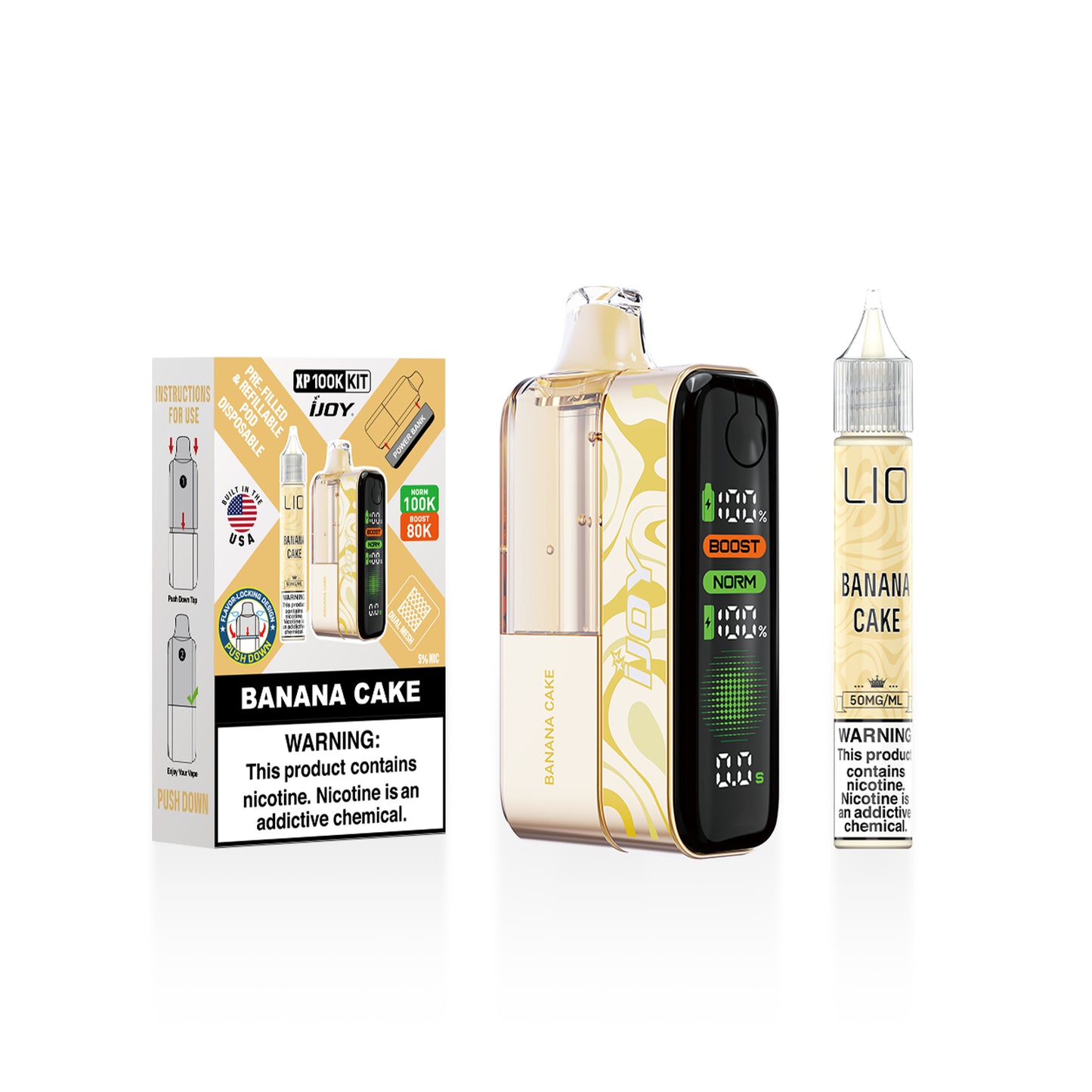iJoy XP100K Disposable Kit 18mL + 15mL Bottle (5/pack) [TX Compliant]