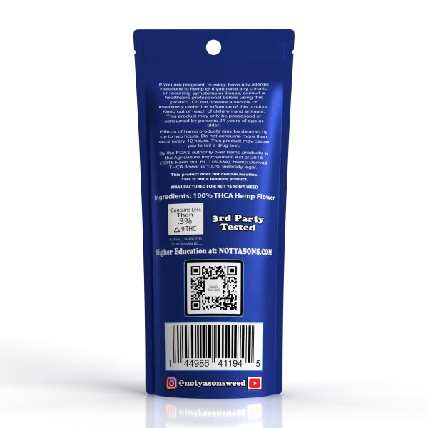 Not Ya Son's Weed THCA Blunt 2ct (10/pack)