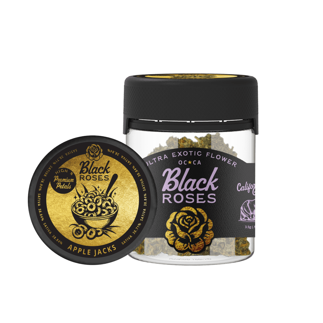 Black Roses Ultra Exotic THCA Flower 3.5g (SINGLE)