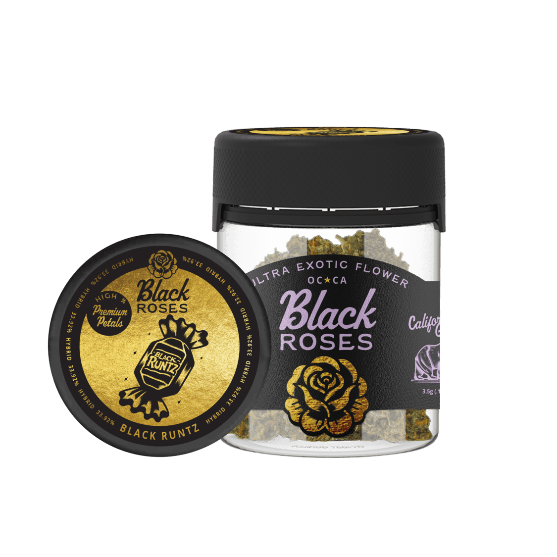 Black Roses Ultra Exotic THCA Flower 3.5g (SINGLE)