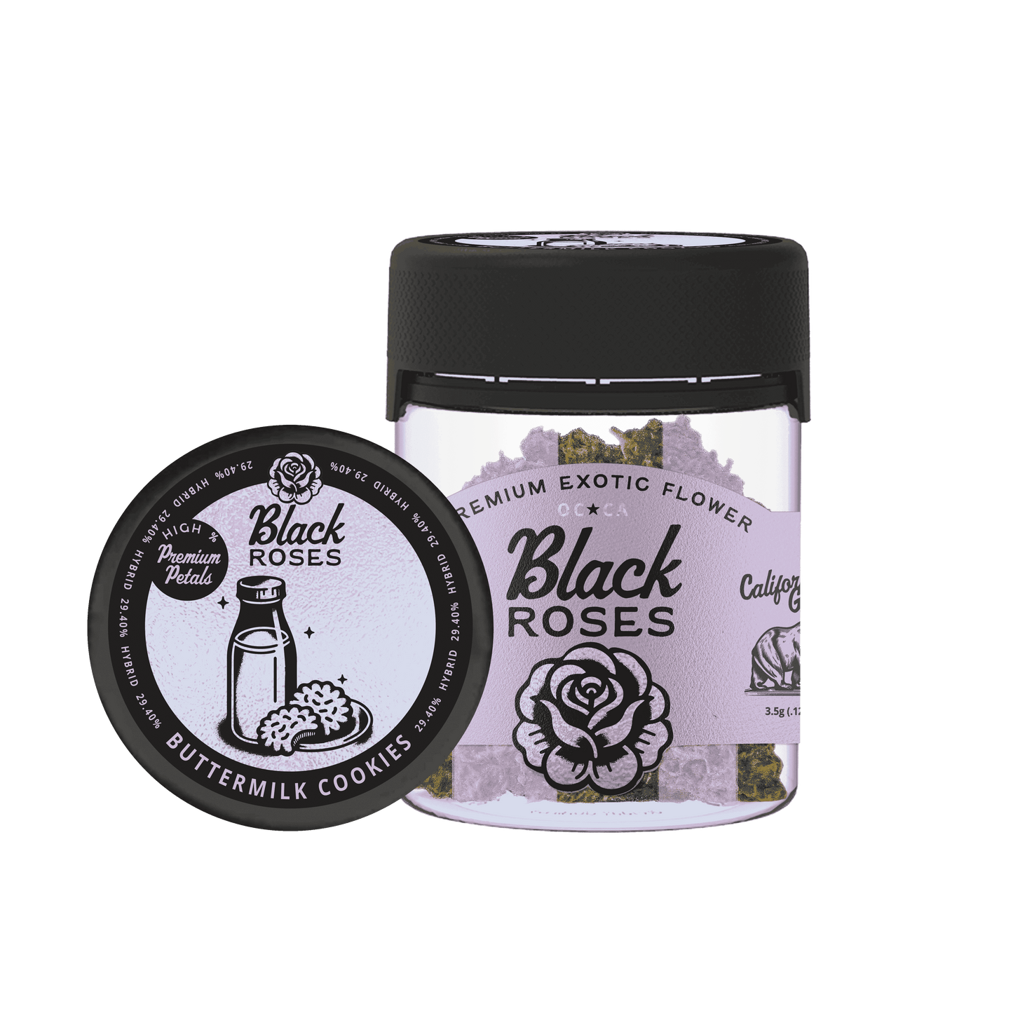 Black Roses Prem Exotic THCA Flower 3.5g (SINGLE)