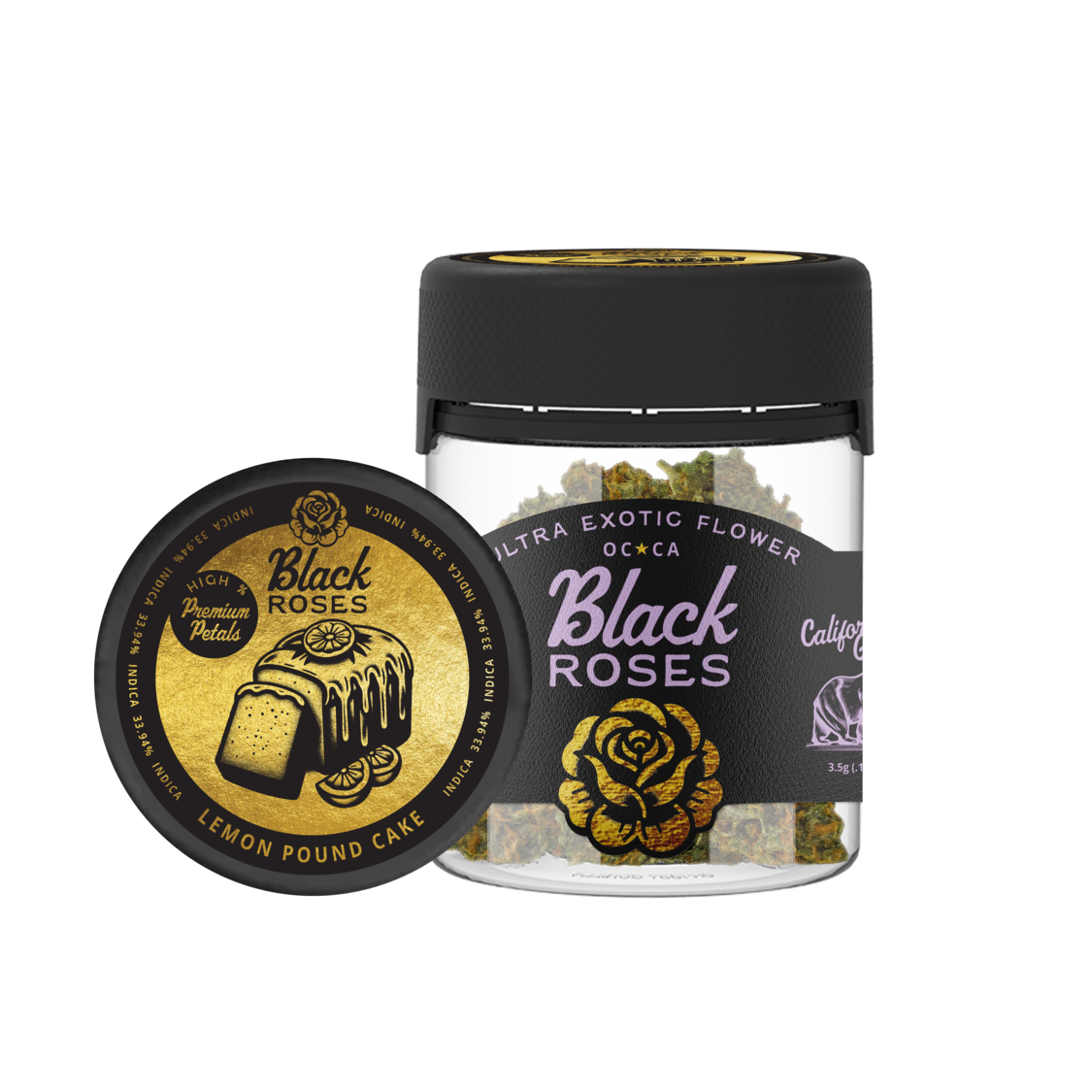 Black Roses Ultra Exotic THCA Flower 3.5g (SINGLE)