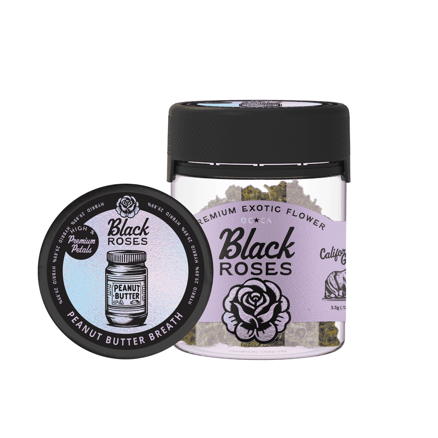 Black Roses Prem Exotic THCA Flower 3.5g (SINGLE)