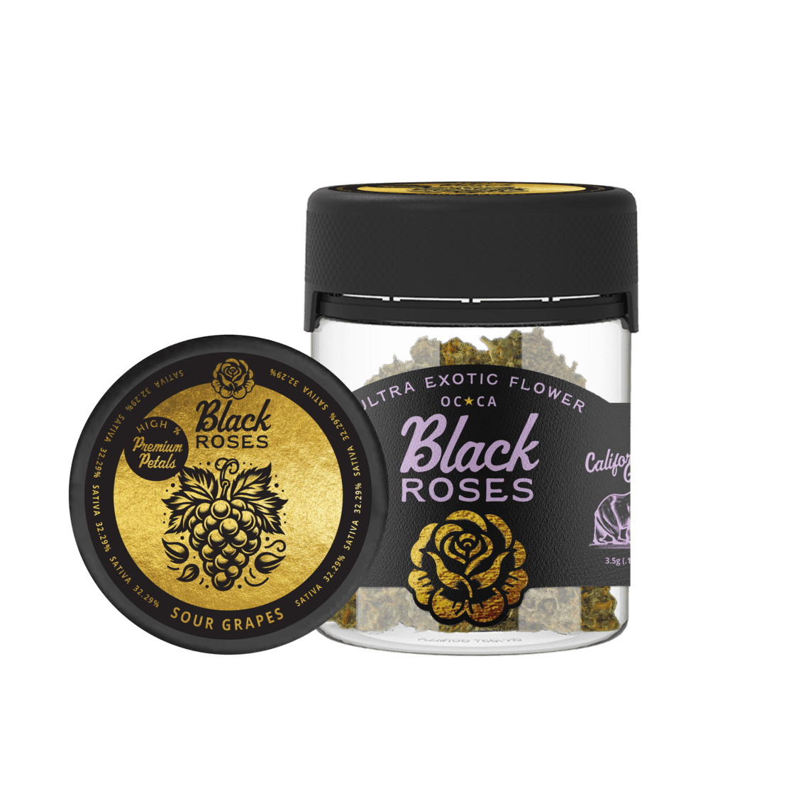 Black Roses Ultra Exotic THCA Flower 3.5g (SINGLE)