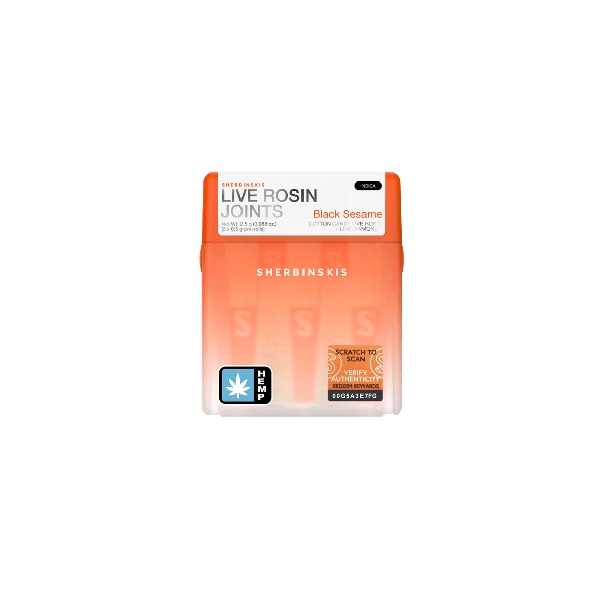 Sherbinskis Live Rosin Pre Roll 0.5g 5ct (SINGLE)