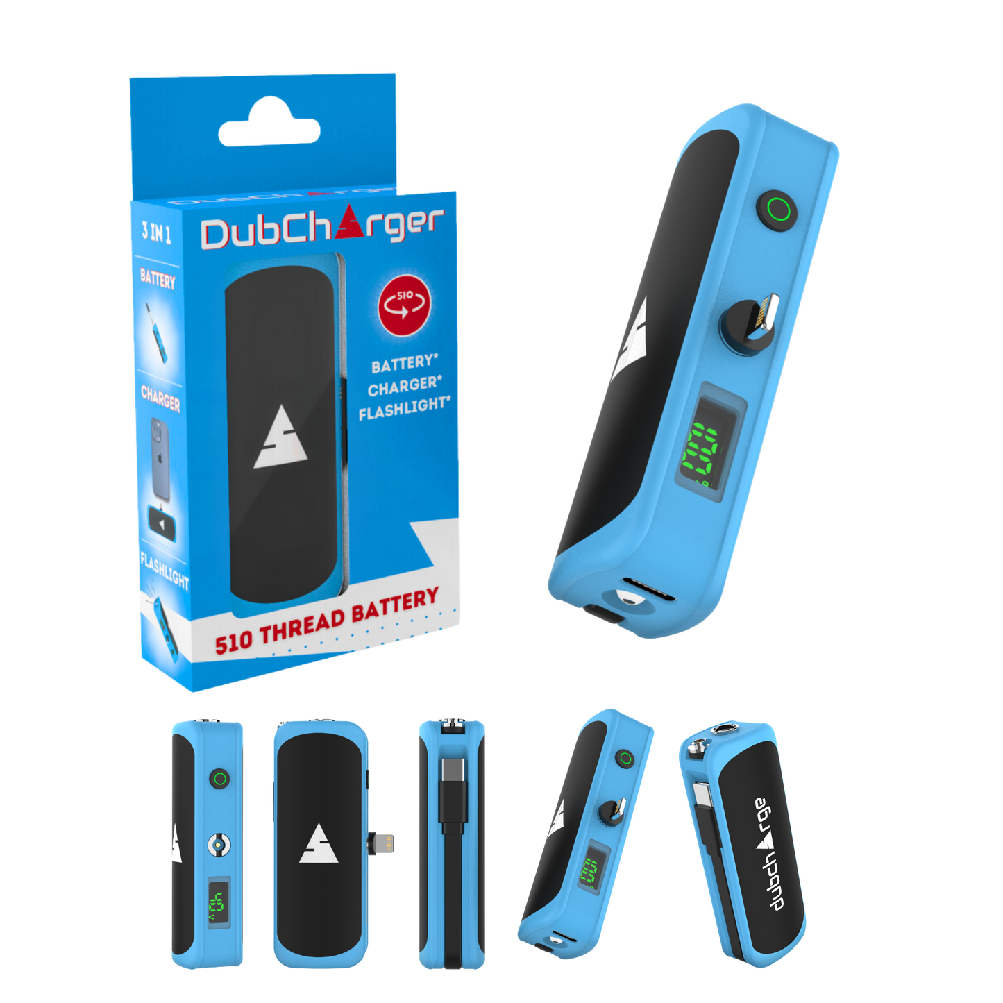 DubCharge Dubcharger Charge Flashlight Battery (SINGLE) [DROPSHIP]