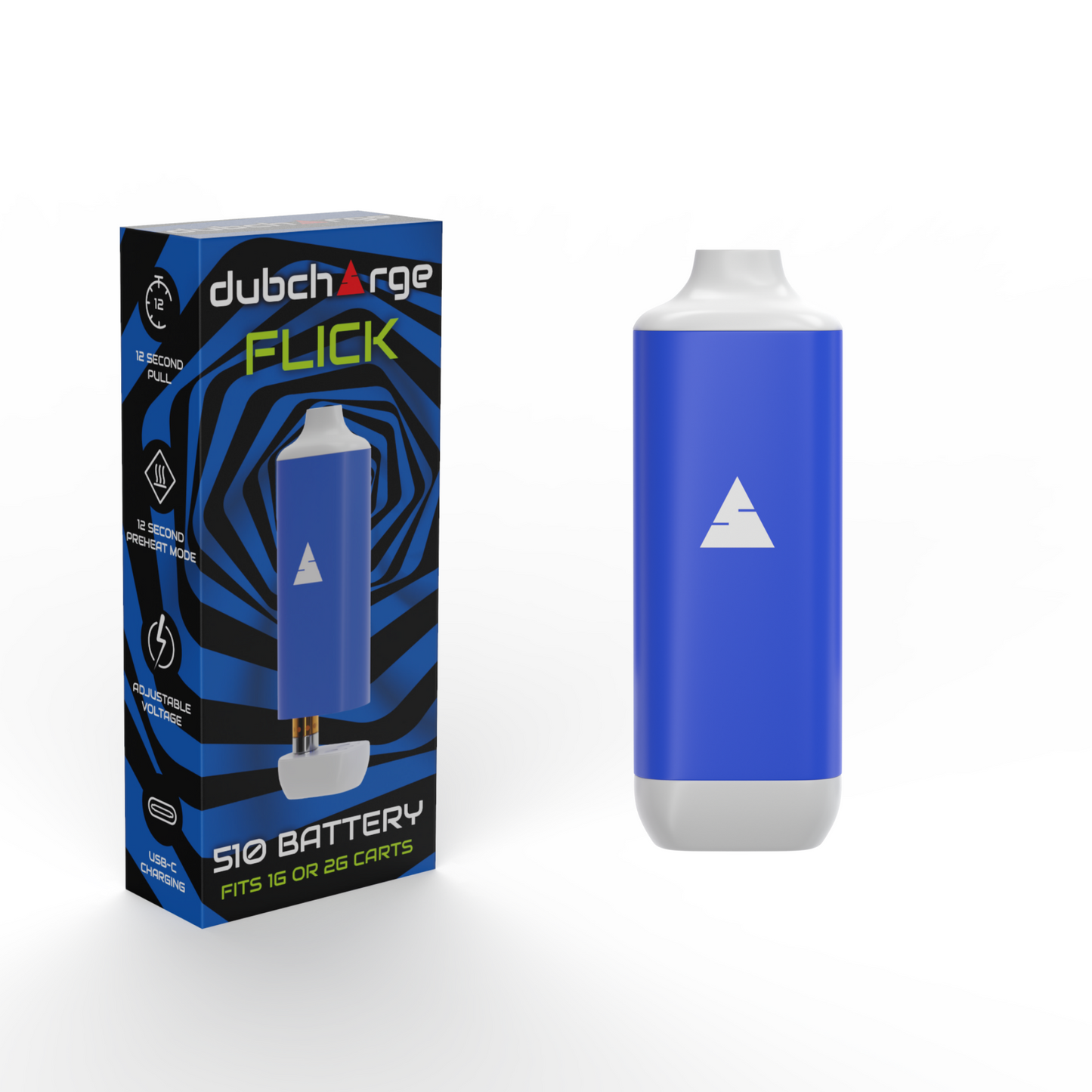 DubCharge Flick V1 Cartridge Battery (SINGLE) [DROPSHIP]