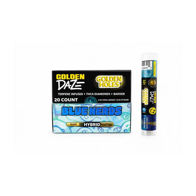 Golden Daze Golden Holes Hash Prerolls 2.5g 1ct (20/pack) [DROPSHIP]