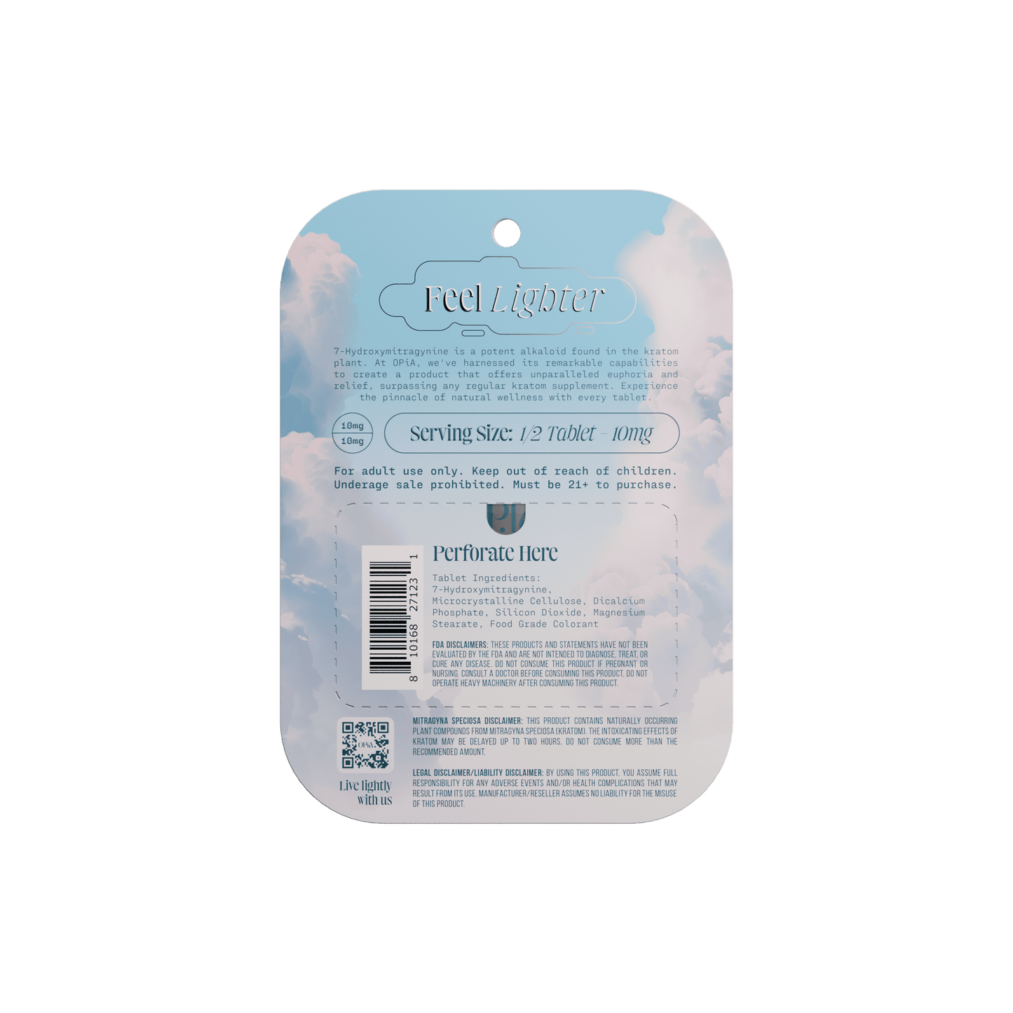 OPiA 7Hydroxy Chewable Tablets 4ct 20mg (SINGLE)