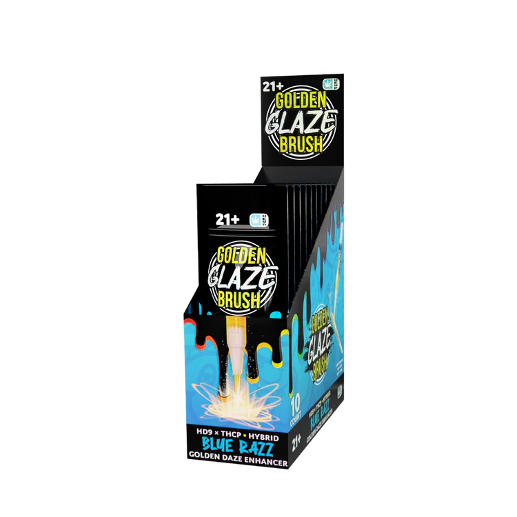 Golden Daze Enchancer Glaze THC-P Brush 1.5mL (10/pack) [DROPSHIP]
