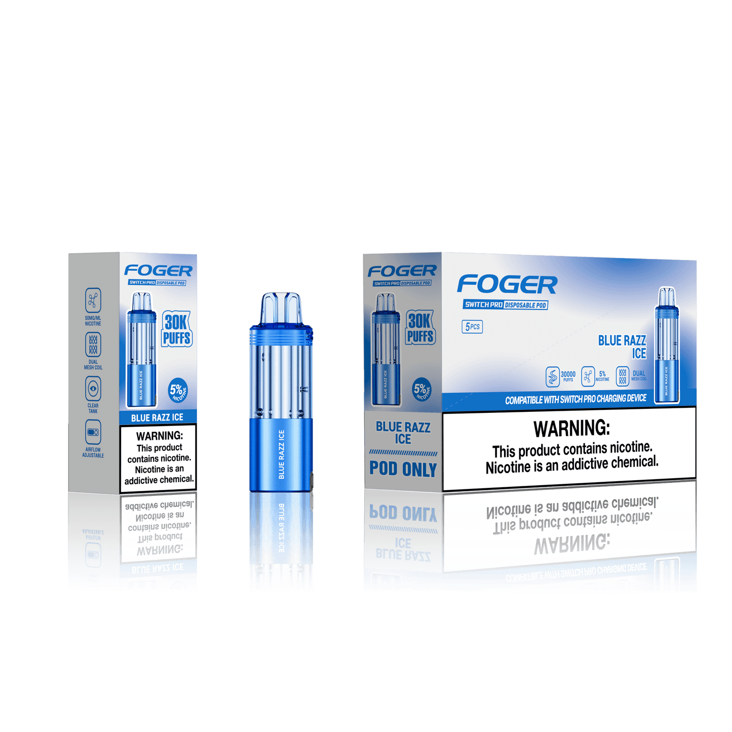 Foger Switch Pro Disposable Pod 19mL (5/pack) [CA]