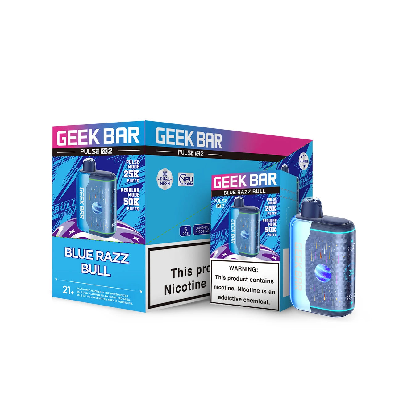 Geek Bar Pulse X2 50K Disposable 18mL (5/pack)