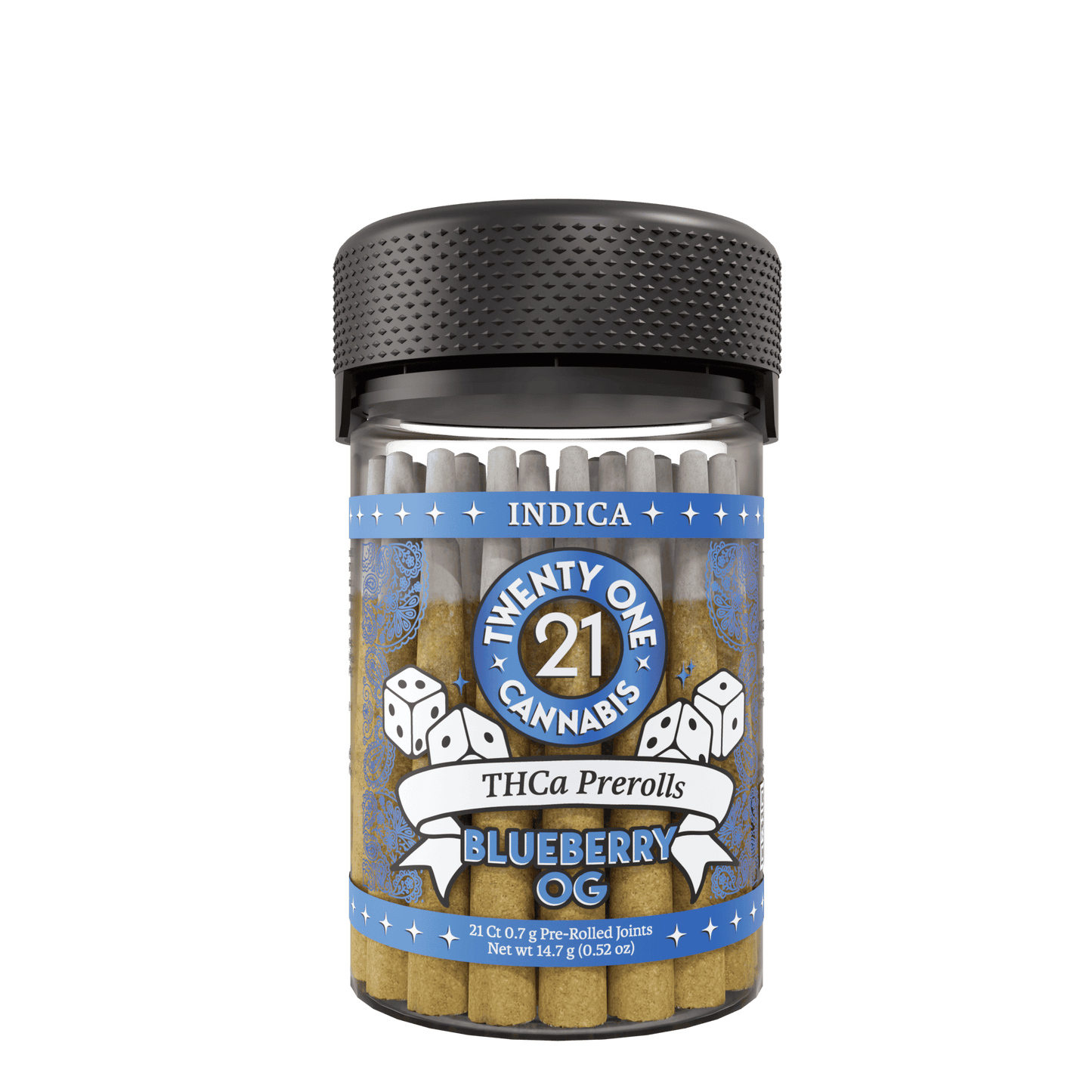 Twenty One THC-A Pre-Rolls 21ct 0.7g [DROPSHIP]