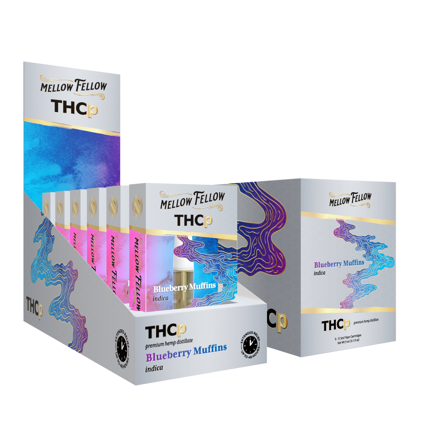 Mellow Fellow THC-P Cartridge 0.5g (6/pack) [DROPSHIP]